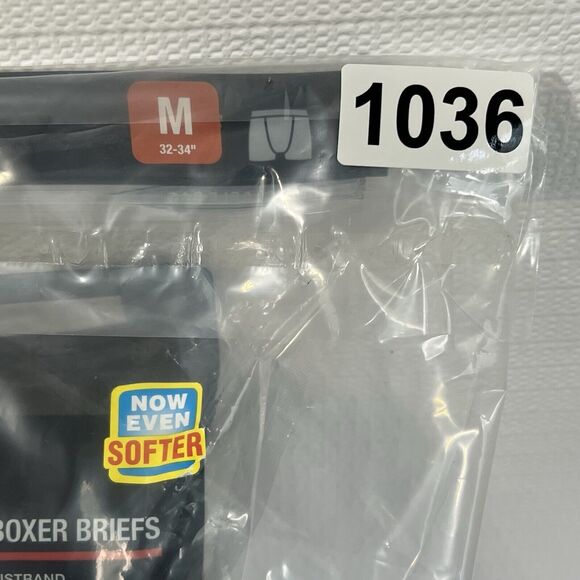 HANES 4 Pack Tagless Underwear Men's M Black Gray Comfort Waistband No Ride Up - Picture 16 of 16